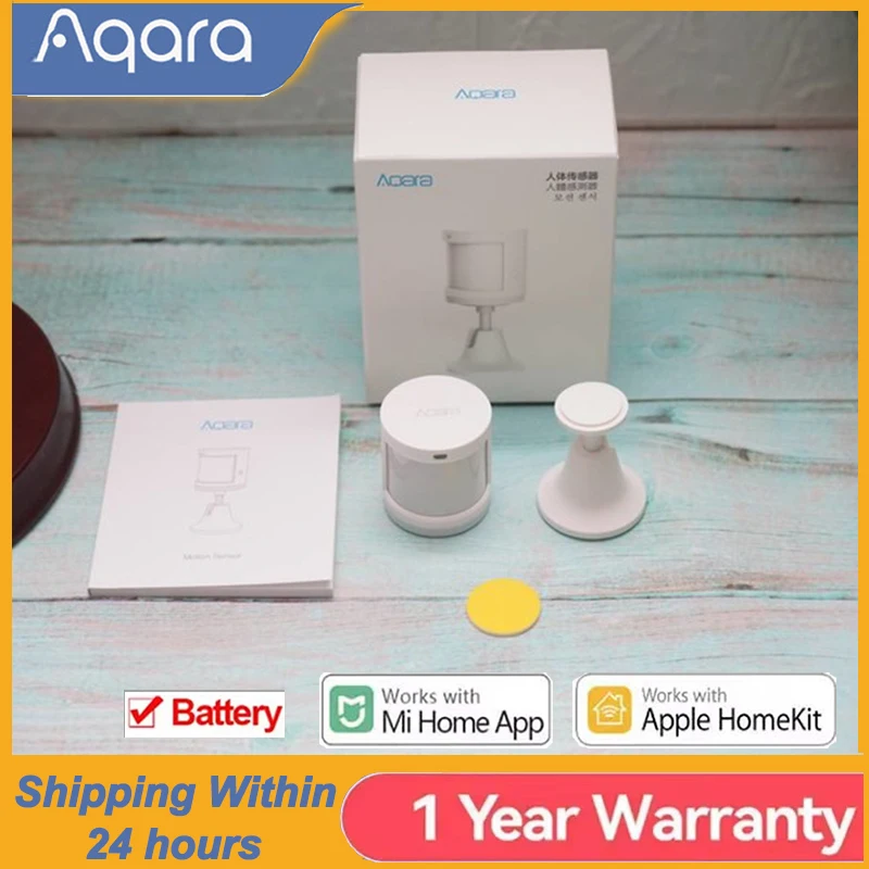 

Оригинальный датчик движения Aqara, умный датчик человеческого тела, ZigBee Movement, беспроводное соединение, умный дом для MiHome Mijia Homekit, приложение