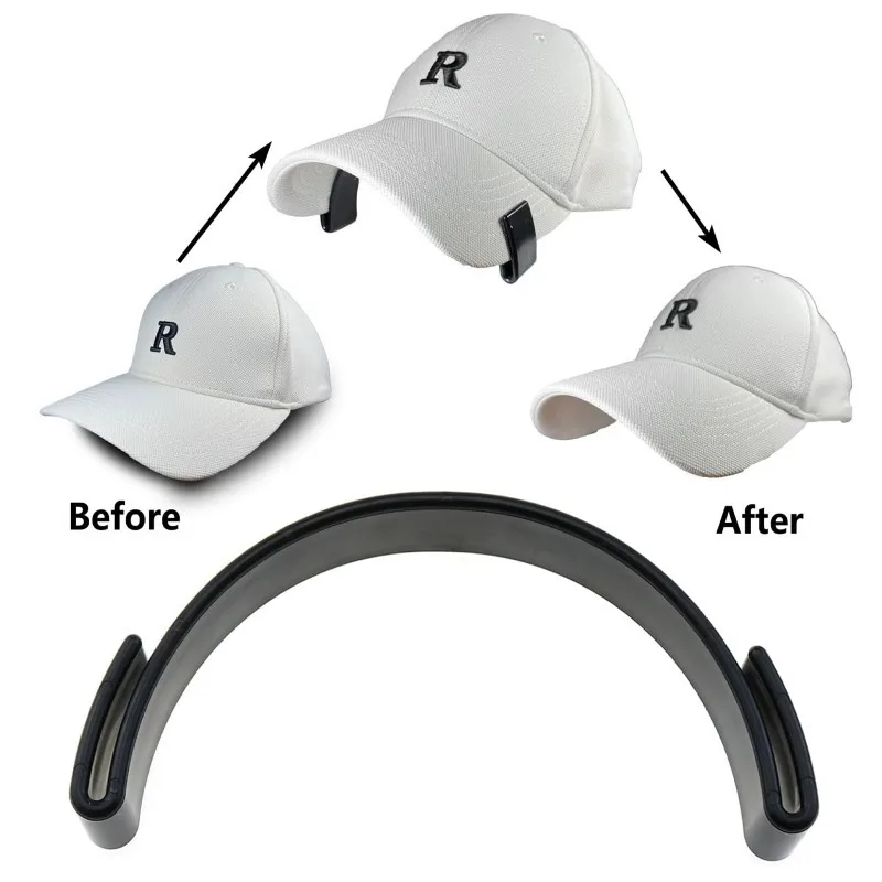 Durable Hat Brim Shaper Tool, Reusable Cap Visor Bender for Baseball Caps, Shape Retainer Headwear Accessory view 5