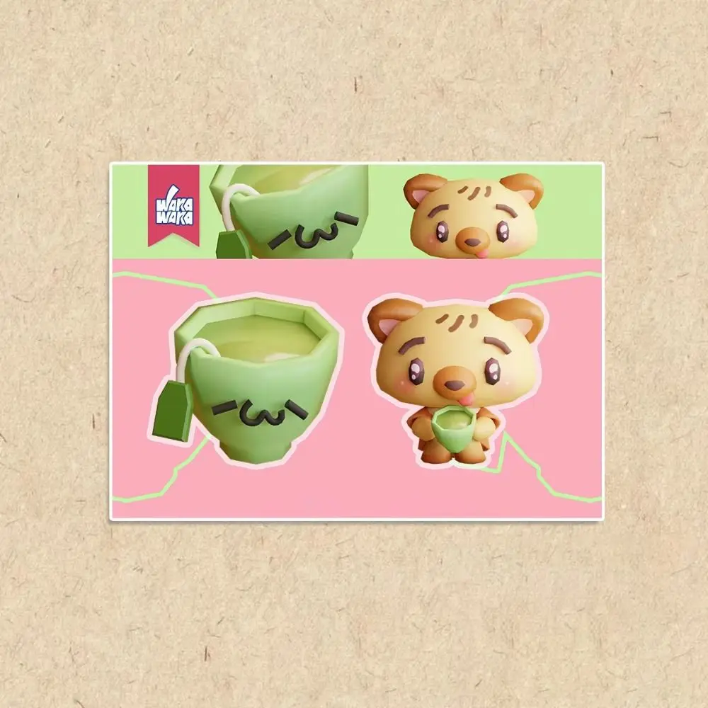 2pcs 2025 Cute Planner Clips Acrylic Decorative Paper Clamp Multifunctional Durable School Supplies