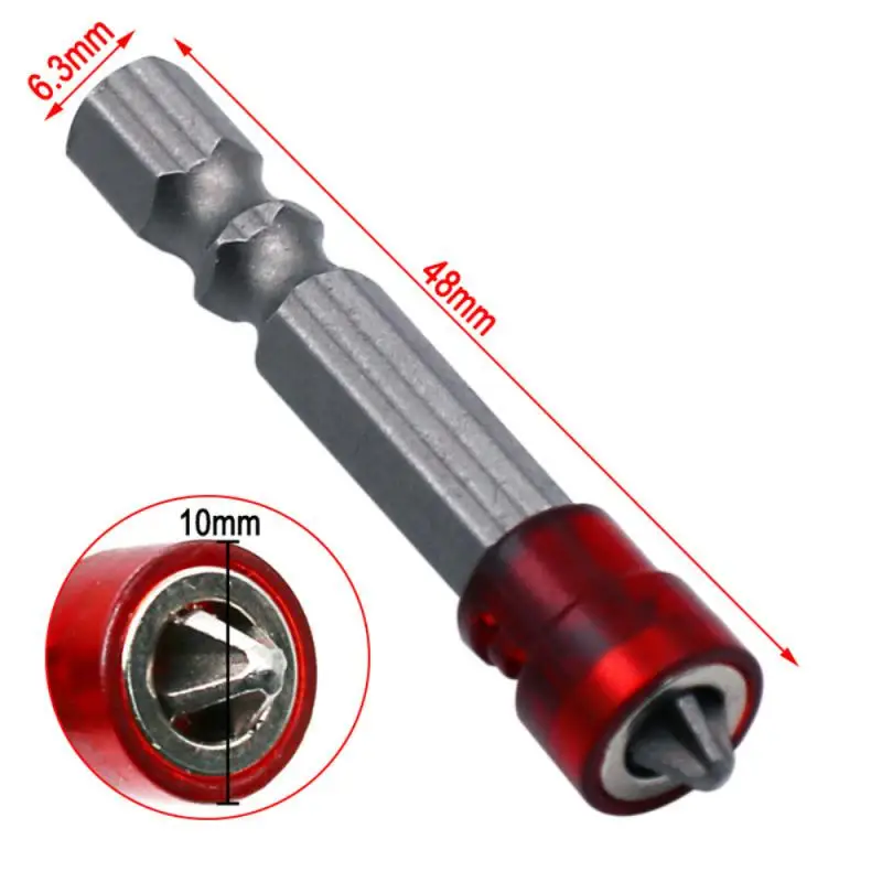 Wholesale Strong Magnetic Bit Screwdriver Head Electric Drill Wind Batch Single Head Short 50L Head Magnetic Screwdriver Bit