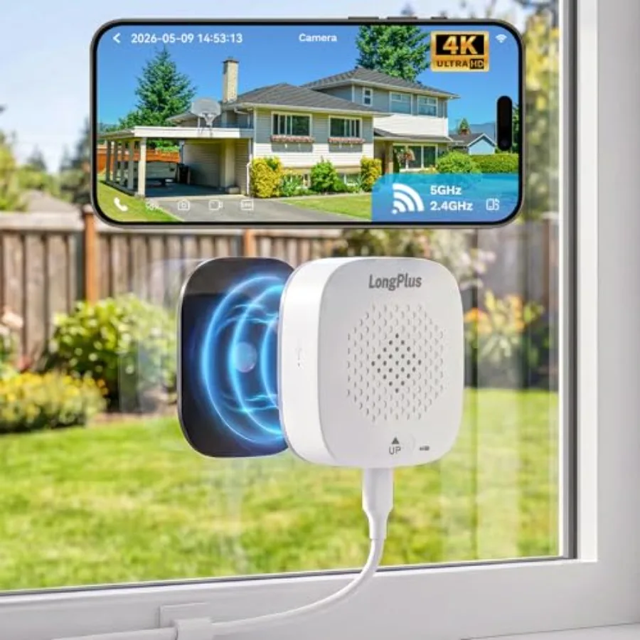 8MP 4K WiFi Window Security Camera