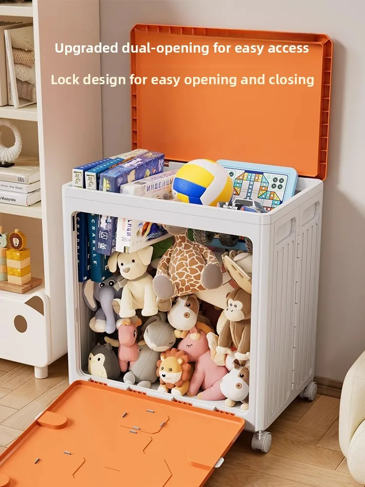 

Большой ящик для хранения одежды Capaci, органайзер для игрушек с откидной крышкой, штабелируемые вставки для дивана под кроватью, решения для домашнего хранения