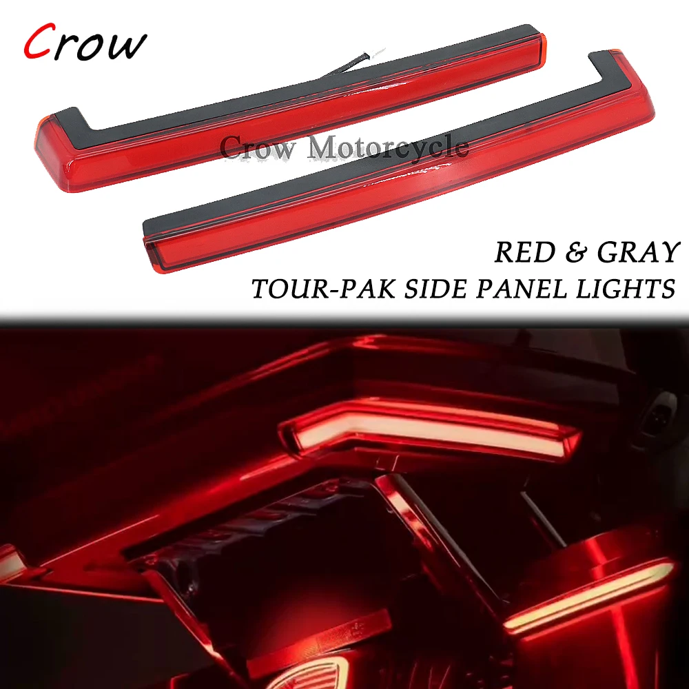 

New Motorcycle Tour-Pak Side Plane Lights Tracer For Harley CVO Road Glide Electra Glide CVO Tri Glide FLHTKSE Limited FLHTCUL