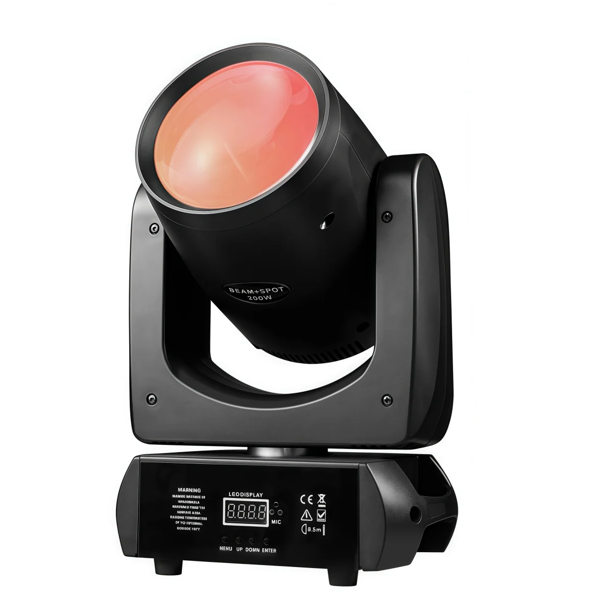 

Mini LED 200W Moving Head Light Beam&Spot 24 Rotating Prisms 14 Gobos &11Color Wheel DJ Stage Lighting