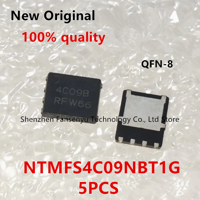 

(5piece)100% New NTMFS4C09NBT1G 4C09B 4C098 QFN-8 Chipset