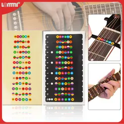 LOOK Guitar Fretboard Notes Map Labels Sticker Fingerboard Fret Decals for 6 String Acoustic Electric Guitarra For Beginner