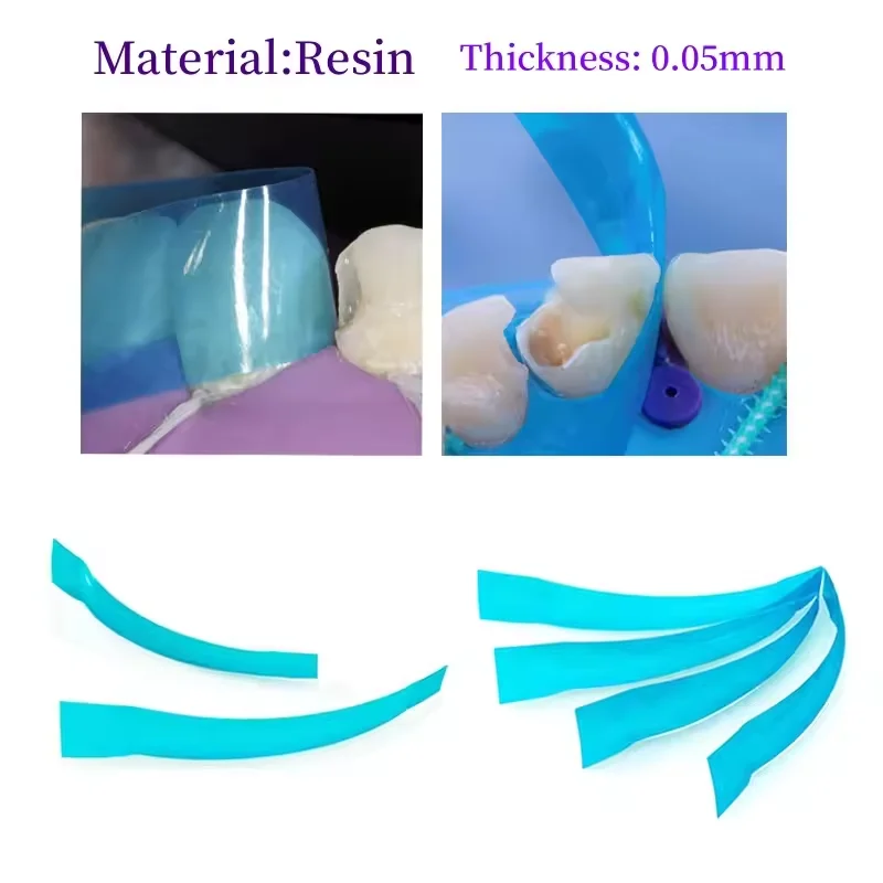 

15pcs/box Dental Contoured Anterior Matrix Strip Dentistry Material for Dental Resin Restoration