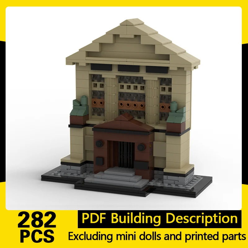

City Street View Model MOC Building Bricks National Museum Modular Technology Gifts Holiday Assemble Children Toys Suit