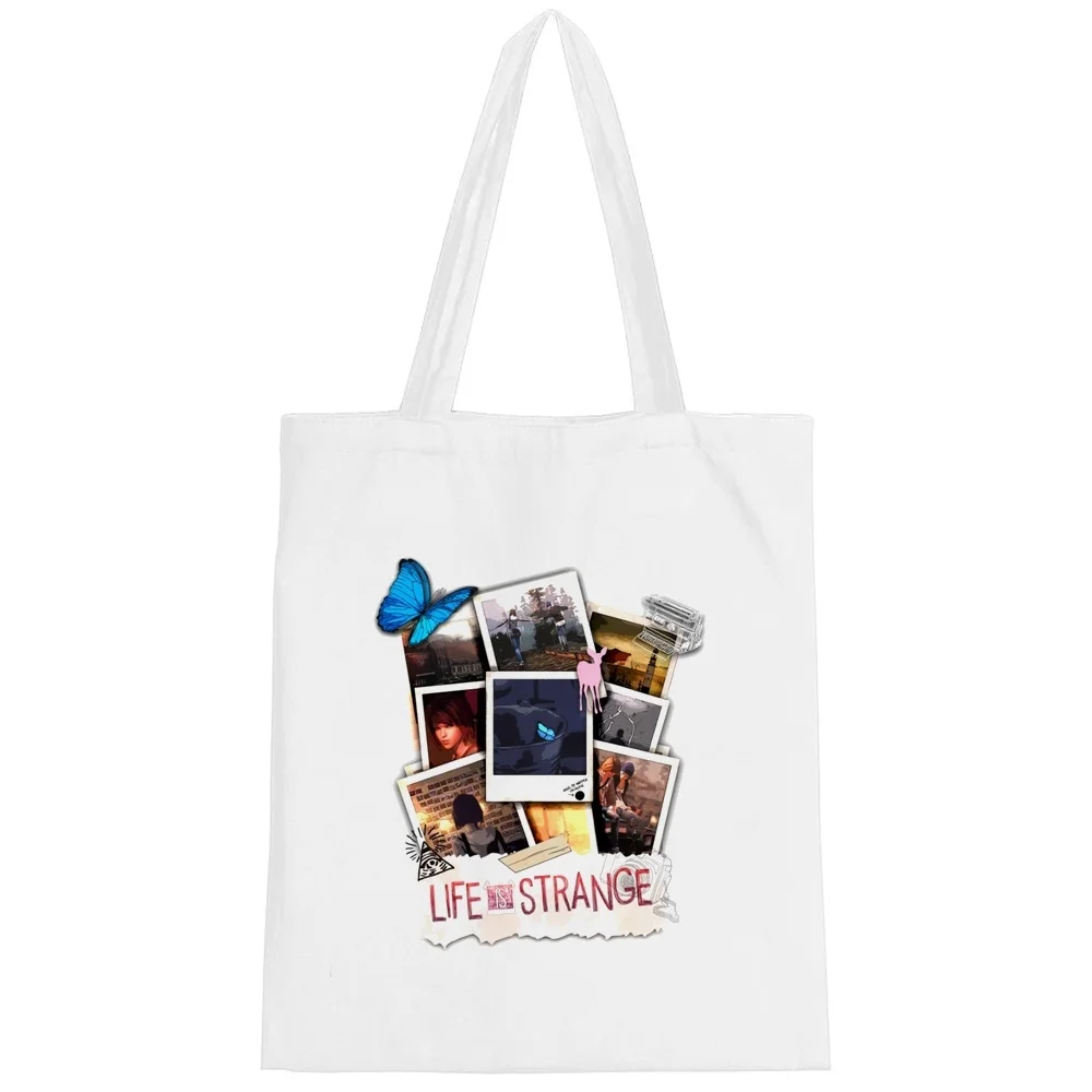 Life Is Strange tote bag shopping shoulder  reusable torba na zakupy foldable woman