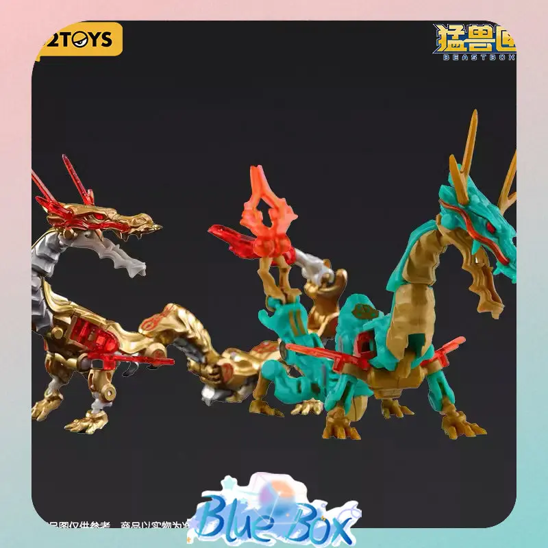 

Chinese Dragon Transforming Toy by 52TOYS BEASTBOX Lunar New Year Gift Box Mech Model Action Figure Original Design In Stock