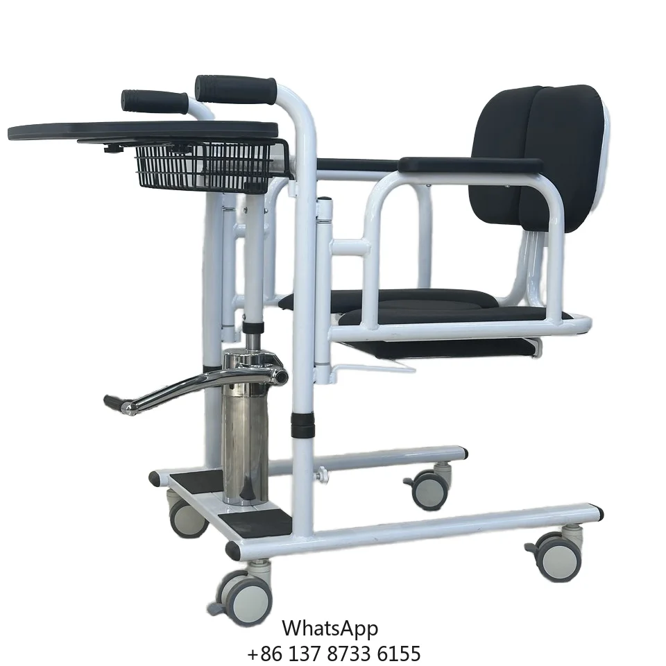 New Medical Portable Multifunctional Hydraulic Lift Chair, Elderly Shower Toilet Transfer Chair
