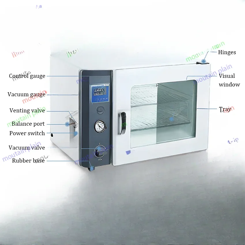 Small Industrial Drying Carbinet DZF-6020A 25L Digital Vacuum Drying Oven Laboratory Electric Heating Constant Temperature Oven