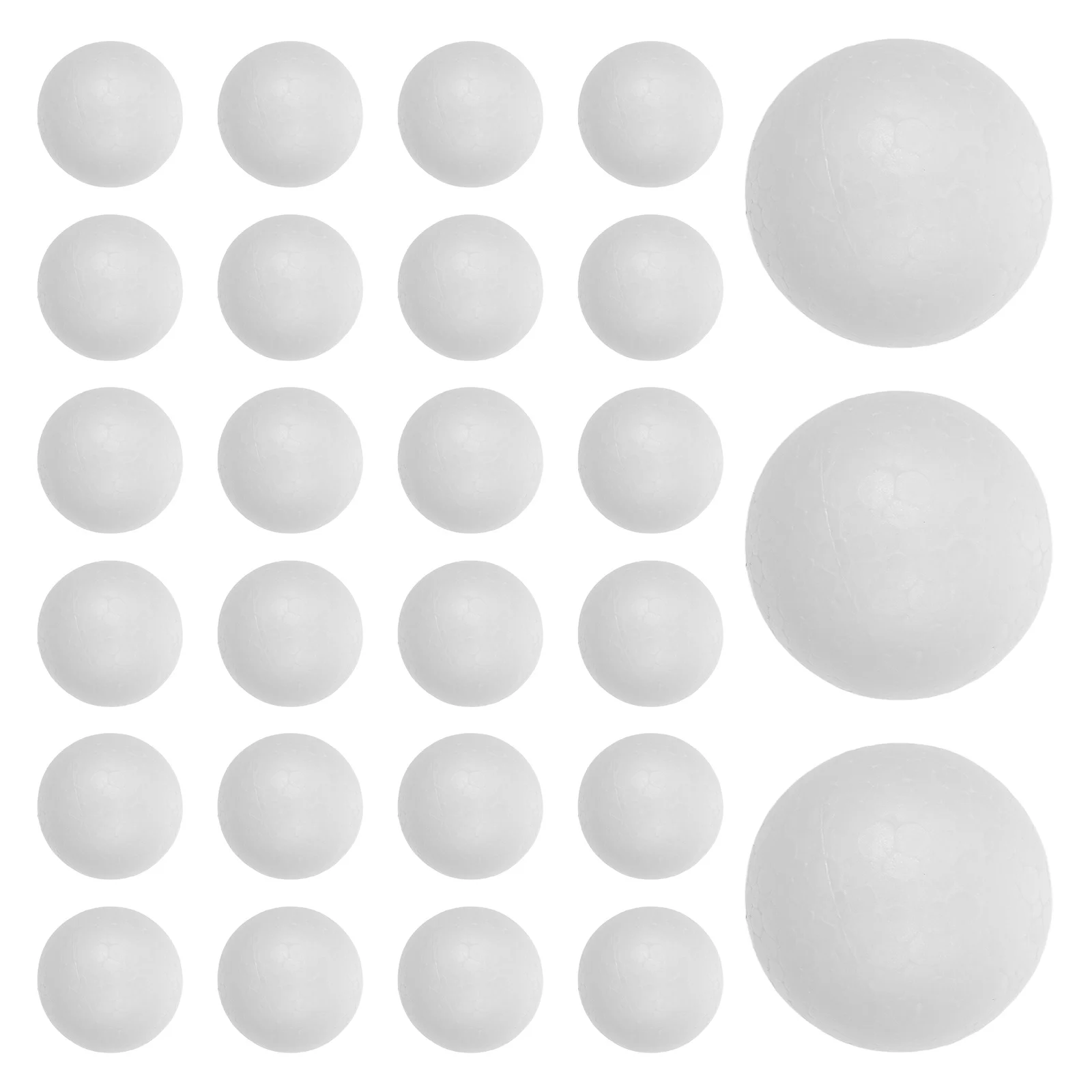 

120Pcs 4cm White Christmas Craft Balls DIY Ornaments for Children Activities and Festive Decorations Ball Craft