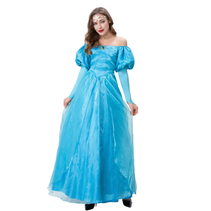 

Halloween Adult Cinderella Cosplay Costume Fairy Princess Rilla Costume