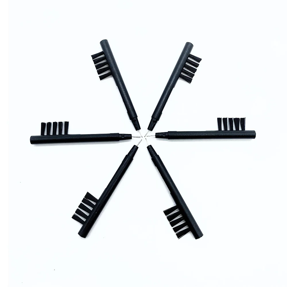 6 قطعة السمع تنظيف السمع مكبر للصوت تنظيف فرشاة مع حلقة الشمع المغناطيس السمع ملحق السمع تنظيف أداة