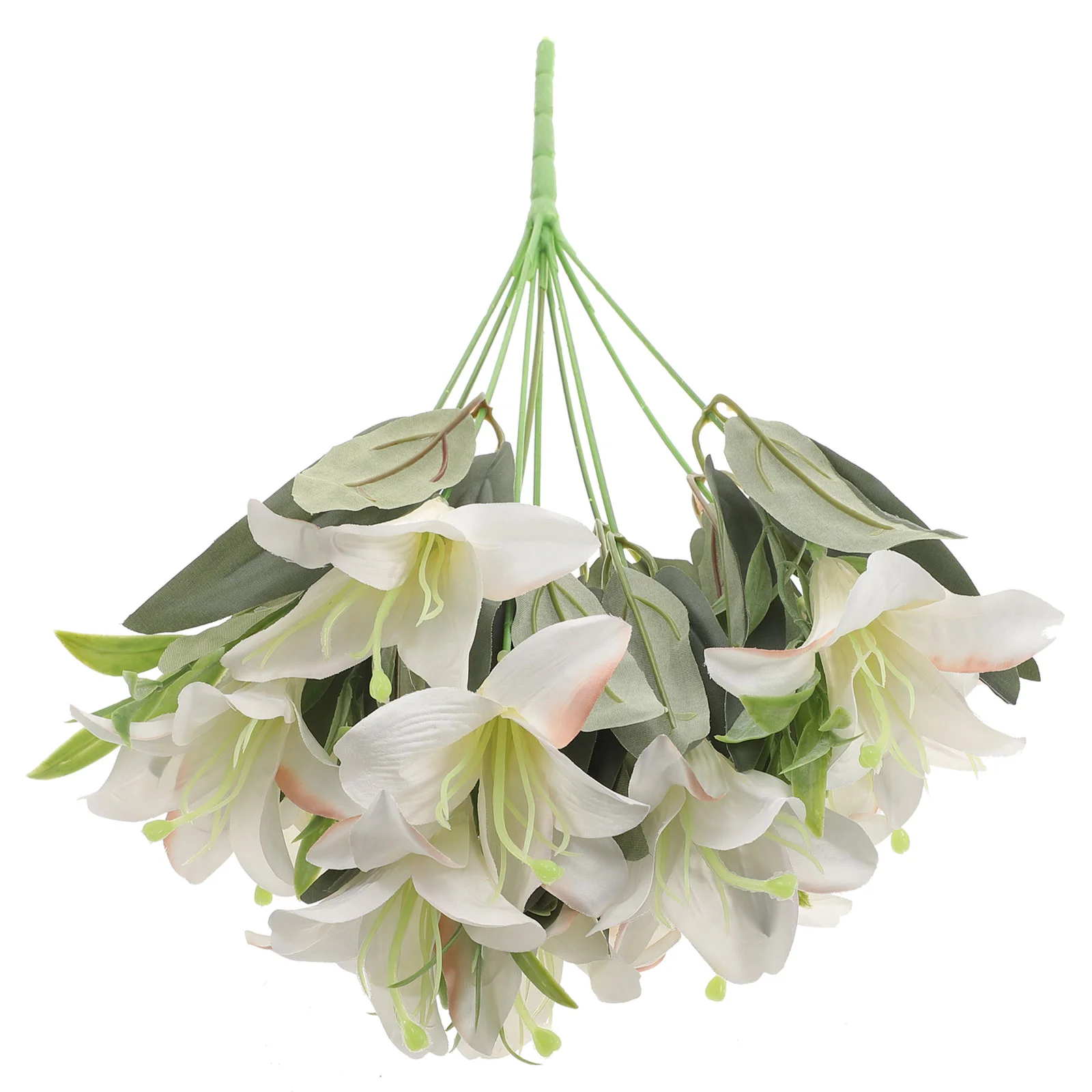 

Touch Lily Bouquet Bride Wedding Decorations Artificial Flower Silk Cloth Realistic Fake