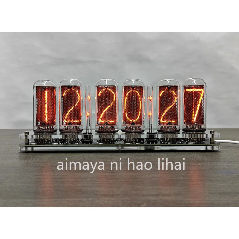 

Orologio Nixie IN18 a 6 cifre Orologio Nixie Tube IN-18 Orologio Nixie a quattro tubi