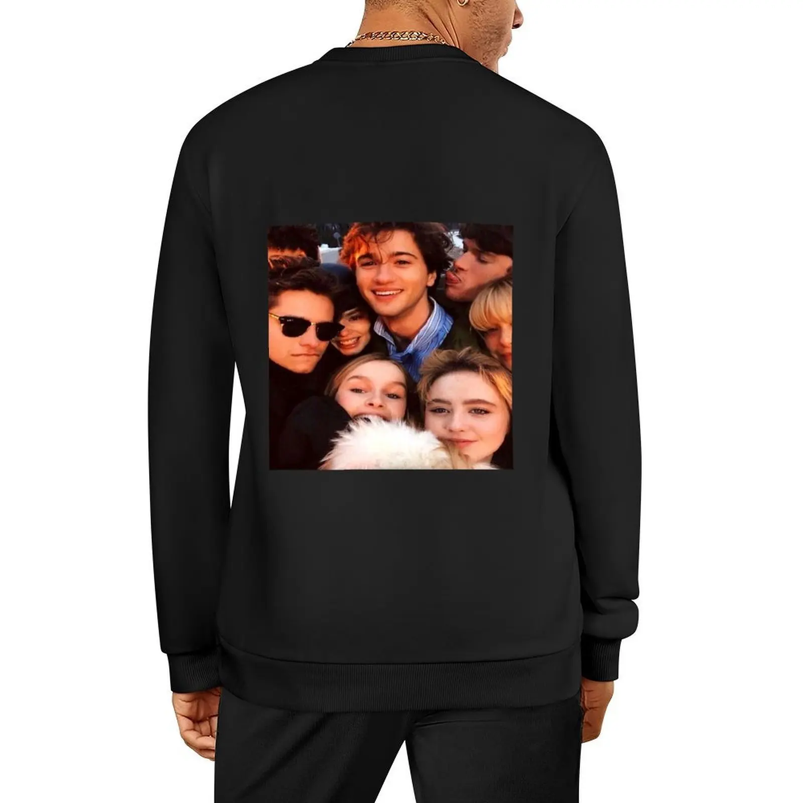 

the society Pullover men wear aesthetic clothing anime clothes autumn new products new sweatshirts