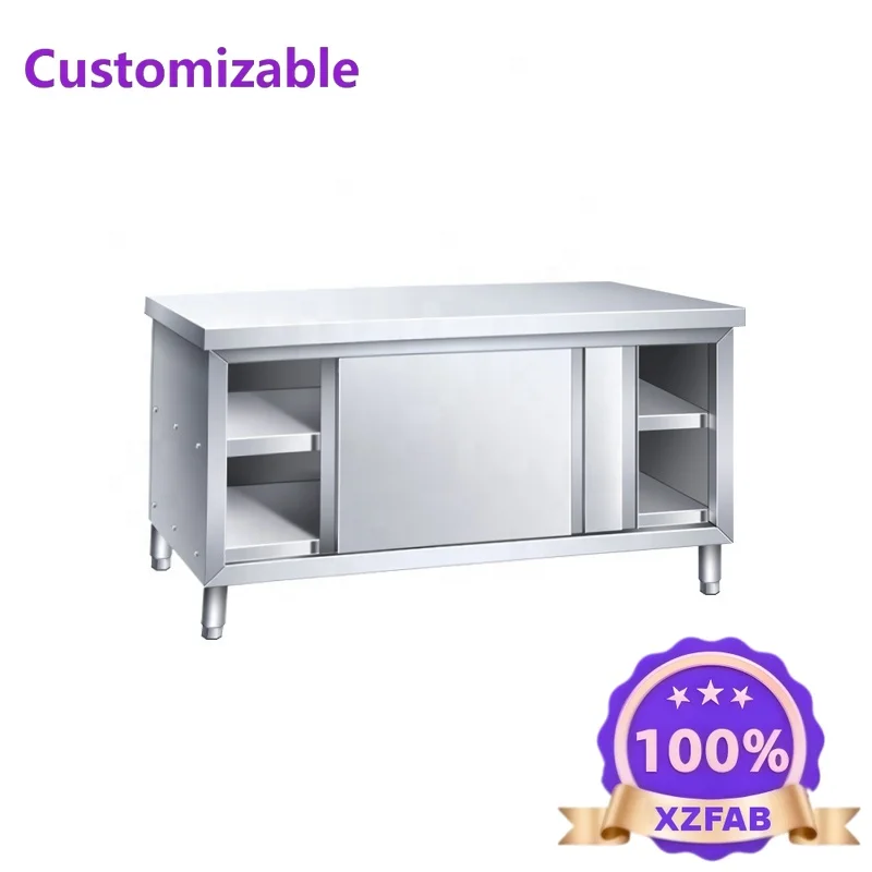 

Factory Direct 2026 Soiled Stainless Steel Dish/waste Work Table With Garbage Hole/restaurant Dish Stripping Bench Fish Cleaning