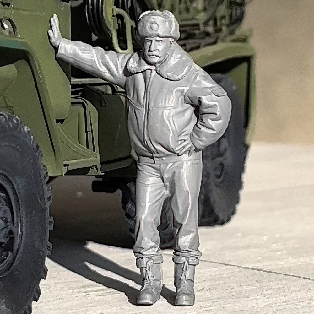 

Фигурка солдата из смолы, 1/35, водитель грузовика, гражданский, GK, несобранный и неокрашенный набор.