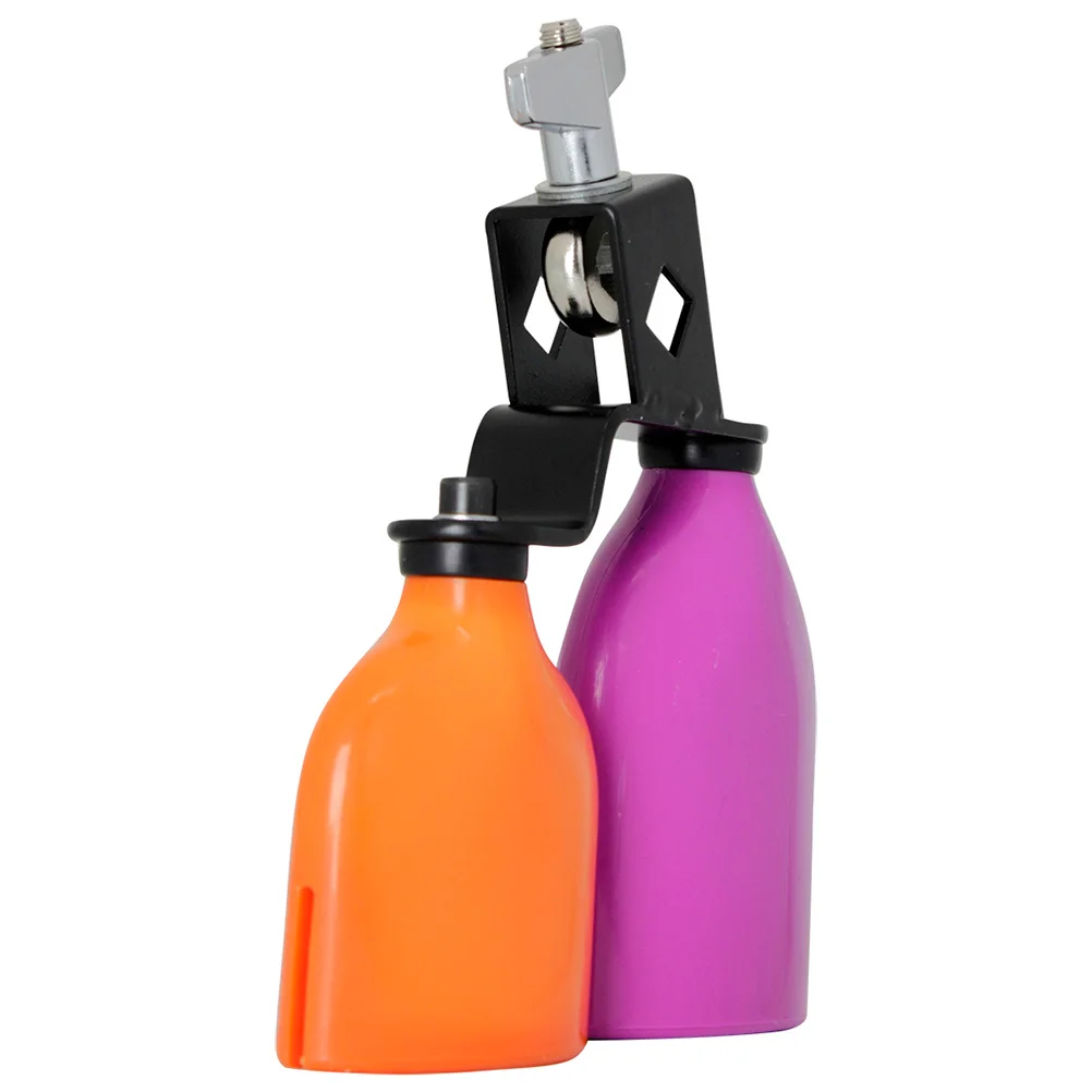 

High Low Tone Block Drum Musical Instrument Accessory Durable One-Piece Design Drum Set Cowbell Accessory High Low Tone Cowbell