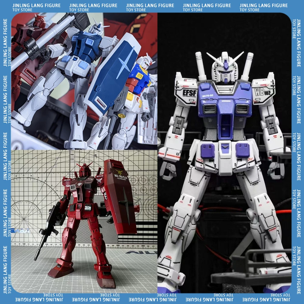 Gundam Figure Hg Pb Rx-78-4 G04 Anime Figures Pvc Mobile Suit Statue Model Kit Standing Collection Ornament Birthday Toys Gifts