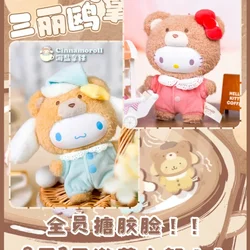 Authentic Toptoy Sanrio Velvet Plush Latte Baby Series Blind Box Trendy Handmade Doll Birthday Gift For Girl'S Favorite
