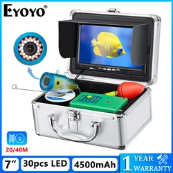 Eyoyo 20M/40M Underwater Fishing Equipment 7 Inch TFT Screen Portable Fish Detector 1000TVL Waterproof Camera For Find Big Fish