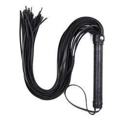 Faux Leather Pimp Whip Racing Riding Crop Party Flogger Queen Black Horse Riding Whip