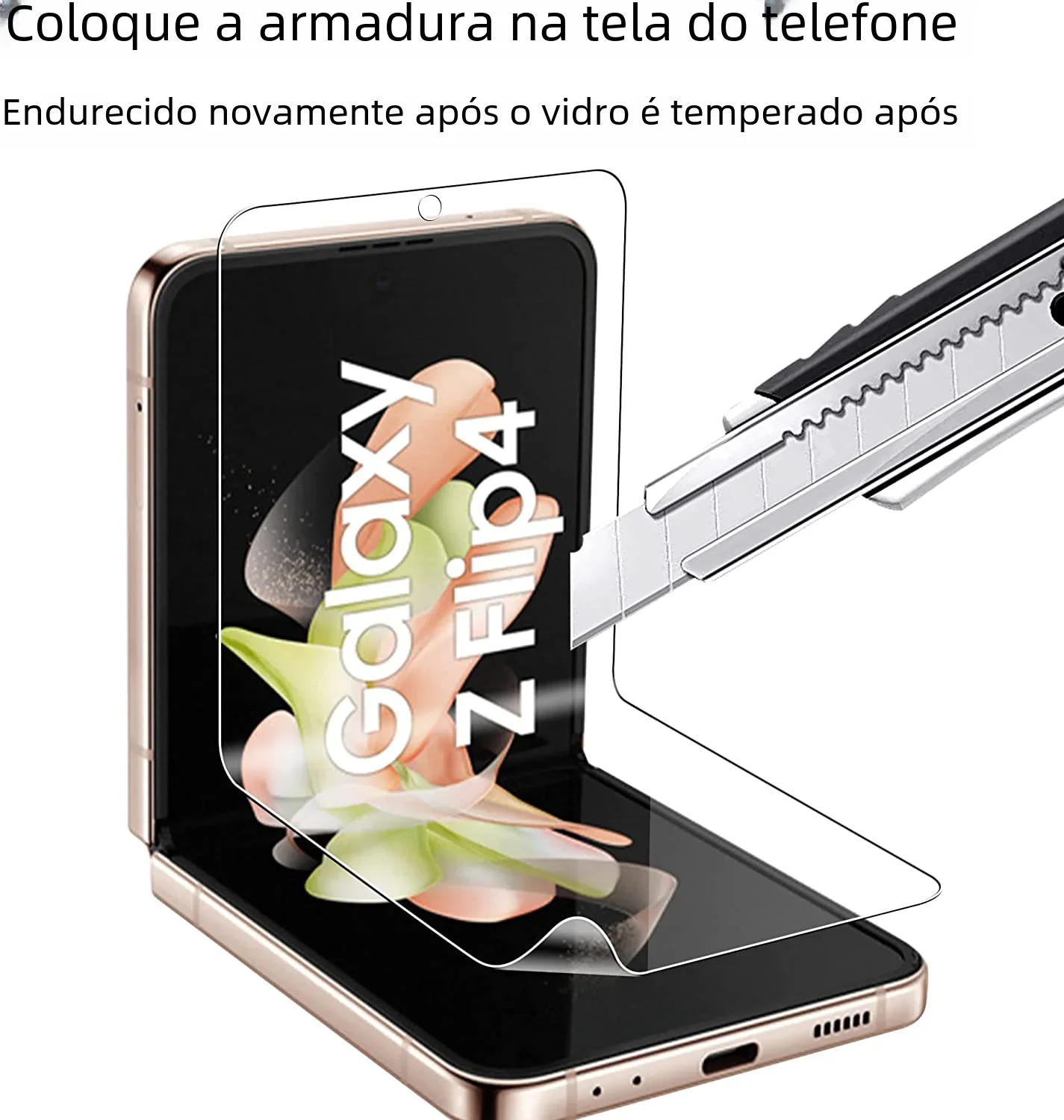 5 unidades de filme de hidrogel para Samsung Galaxy Z Flip 4 5 protetor de tela frontal para Galaxy Z Flip Flip4 Flip5 Filme