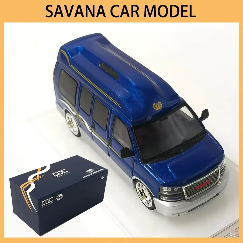 

GOC литой под давлением 1:64 сплав SAVANA модель автомобиля для автодома, игрушки, коллекция подарков, сувенирное украшение для взрослых, статический дисплей