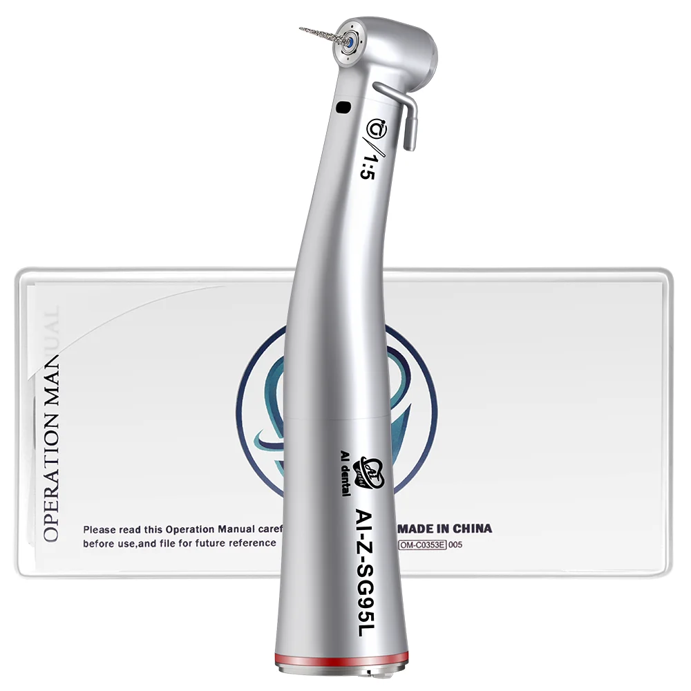 AI-Z-SG Series Optic Implant Contra Angle Dental Low Speed Handpiece 1:1/1:4.2/1:5/20:1 With External Spray Dental Surgical Tool