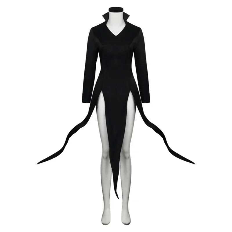 Senritsu No Tatsumaki Cosplay Costume anime One Punch Man Terrible Tornado Black Dress COS Outfits for Women