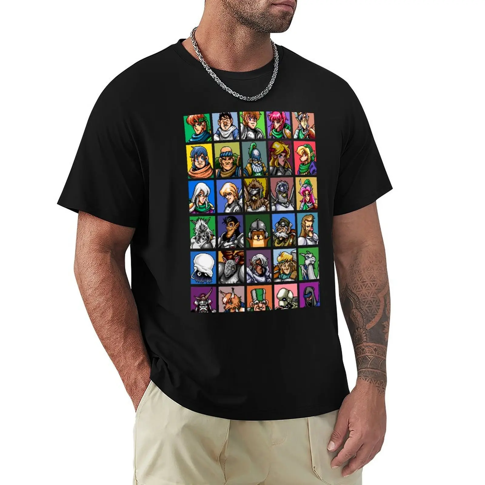 Shining Heroes T-Shirt Casual Everyday Wear T-Shirt