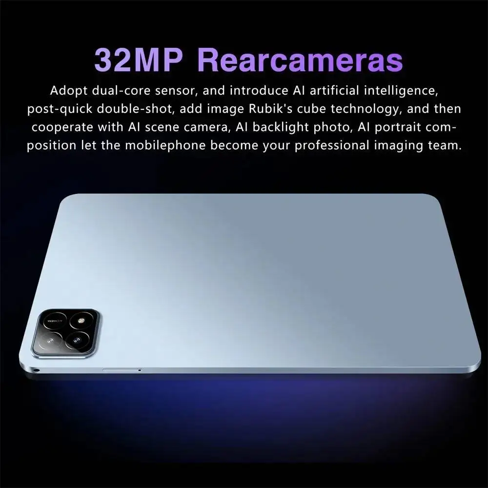 Novo pad 7s pro tablet hd 4g 5g dual sim wifi 20000mah 10.1 Polegada para crianças pc 22gb + 2tb 4k versão global android tablets guia caso