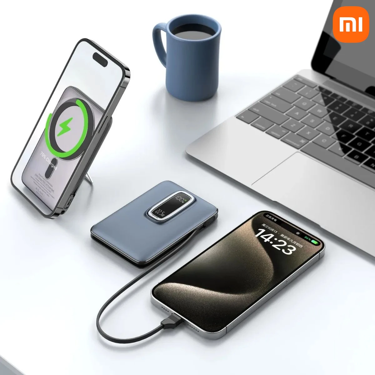

Xiaomi 10000mAh Wireless Fast Charging PD22.5W Mini Magnetic Power Bank External Battery Portable Charger for iPhone Samsung