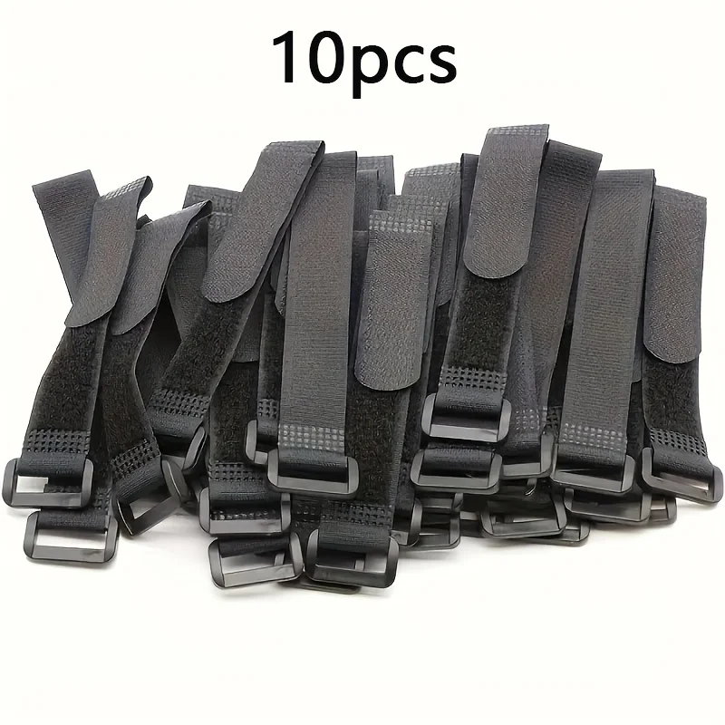 10/30Pc Reusable Hook and Loop Cinch Straps Nylon Cable Ties Organizer Adjustable Fastener Securing Cable Straps Cord Management