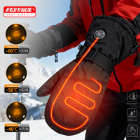 Heat Winter Mittens Ski Heated Gloves Rechargeable Eelctric Battery for Men Women Keep Warm Heated Outdoor Sports Gloves