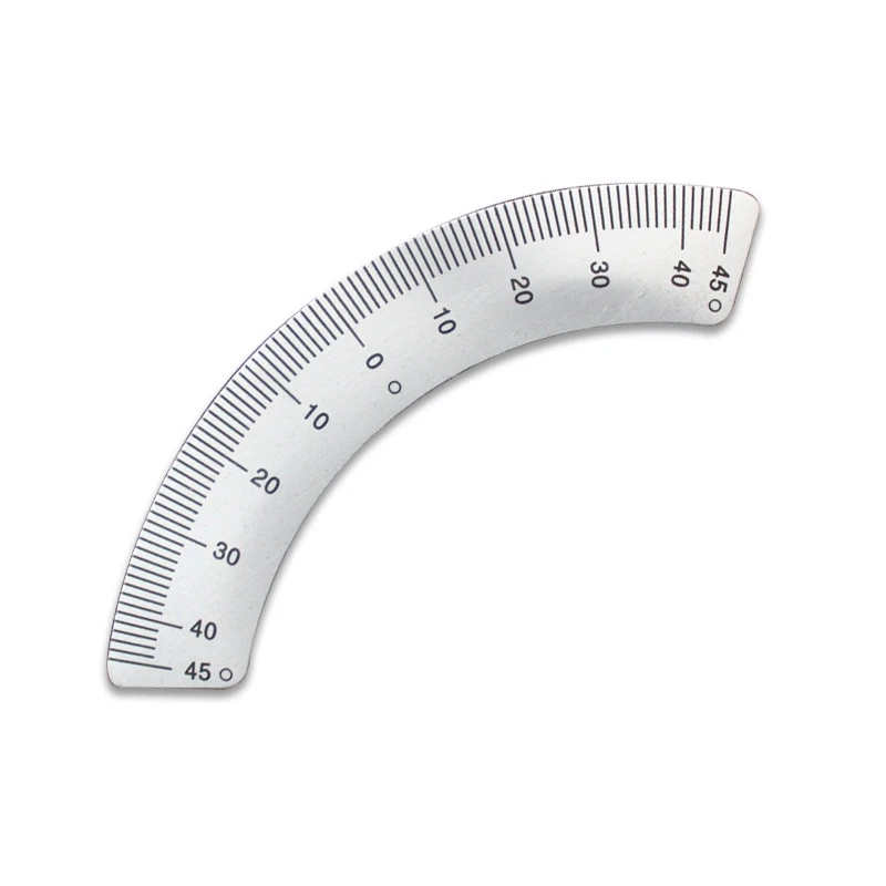 Protractors Milling Machine Part - Angle Plate Scale Ruler 45 Degree Angle Arc M1197 Measuring Gauging Tools