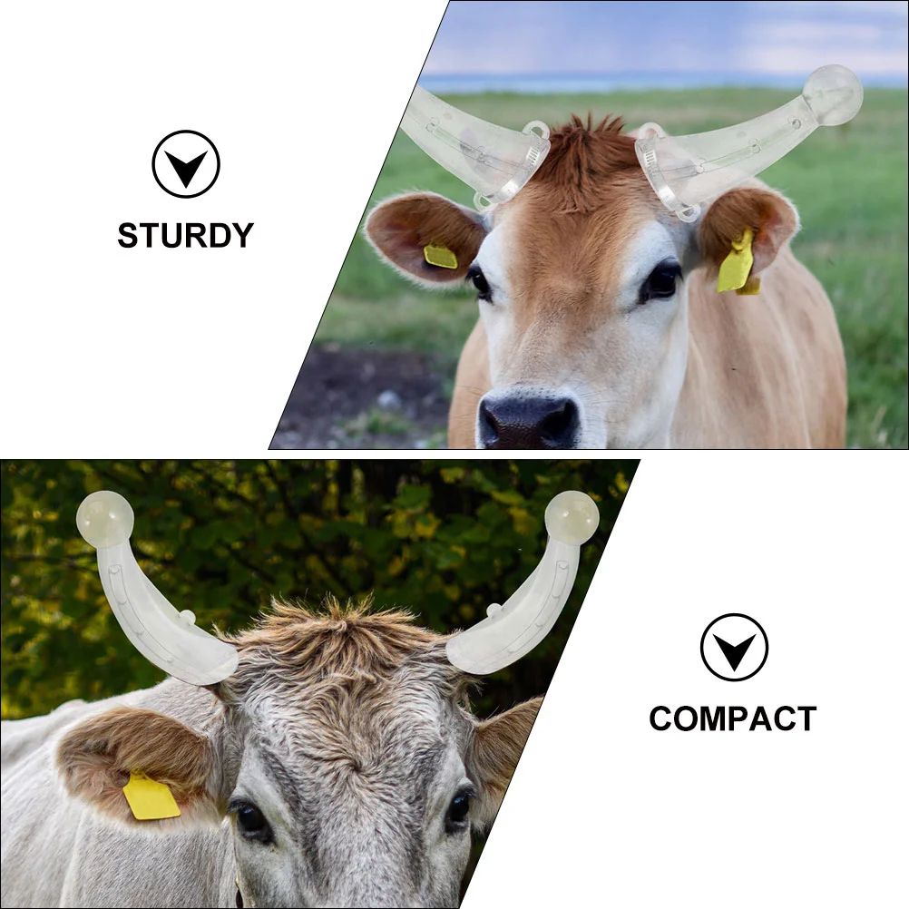 Horn Protective Cover Farm Accessory Tools Horns Cattle Silicone Durable Silica Gel Protector Cow Protection Calf