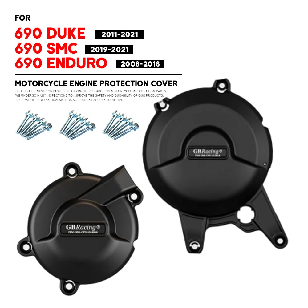 GB Racing Engine Protect Cover For 690DUKE 690 SMC Enduro 2011~2021 Motorcycle Alternator Clutch Protection Cover Accessories