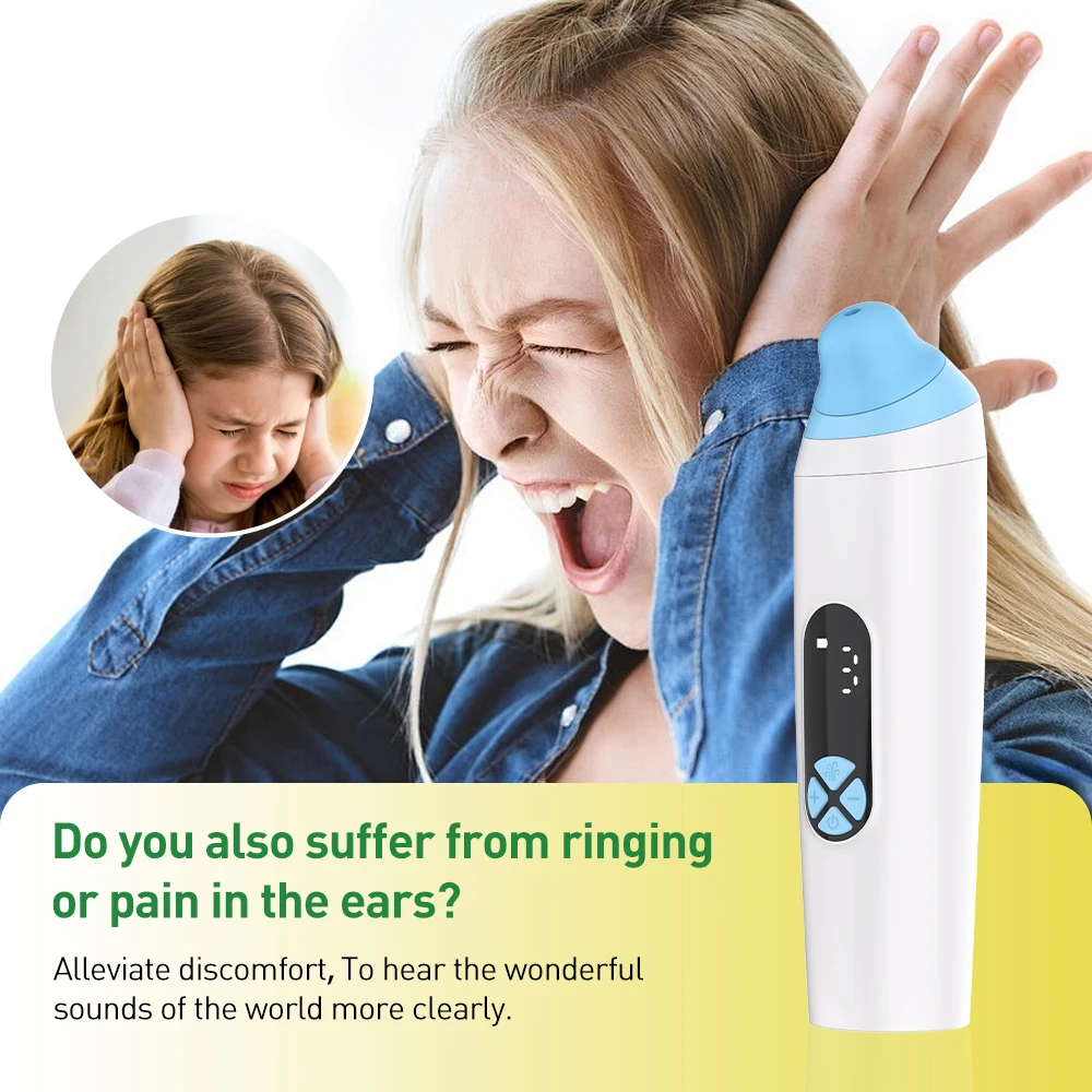 

Eustachian Device Easy To Use Unblock Eustachian Tube Balancing Ear Pressure Relieve Tinnitus Ear Pressure Reliever for Flying