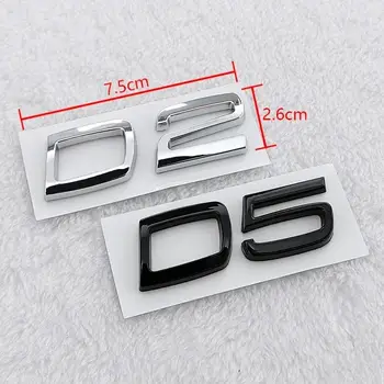 適用於Volvo D2 D3 D4 D5 D6 D7 V40 S40 S60 S70 S80 V50 的 3D 汽車 ABS 後行李箱標誌貼紙,外觀配件 10 最佳銷售 2005年沃爾沃V50 - №10