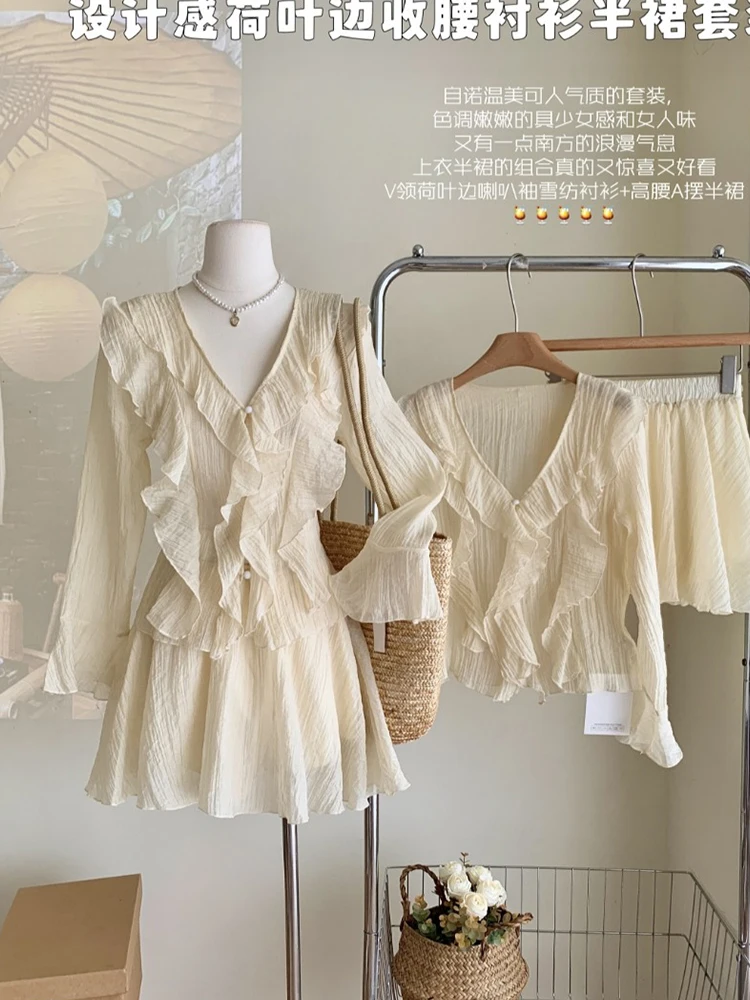 conjunto-de-2-piezas-de-trajes-coreanos-shoujo-mori-girl-de-gasa-vintage-fairy-core-tops-con-volantes-de-manga-larga-minifaldas-de-ballet-dulces