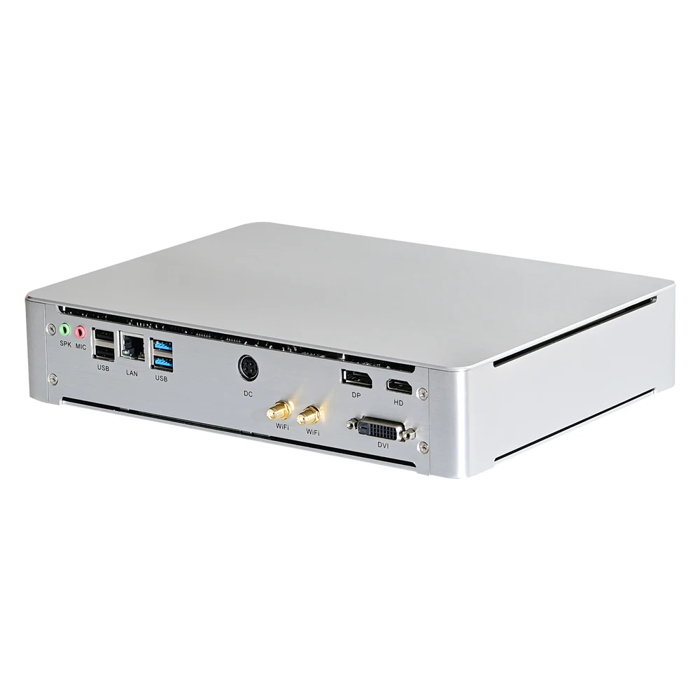 HUNSN 8K Mini PC, servidor pequeño, computadora para juegos, Intel XEON D-1581,BM28, Windows 11/Linux Ubuntu, AMD Radeon RX 6400 4G Gráfico, WiFi