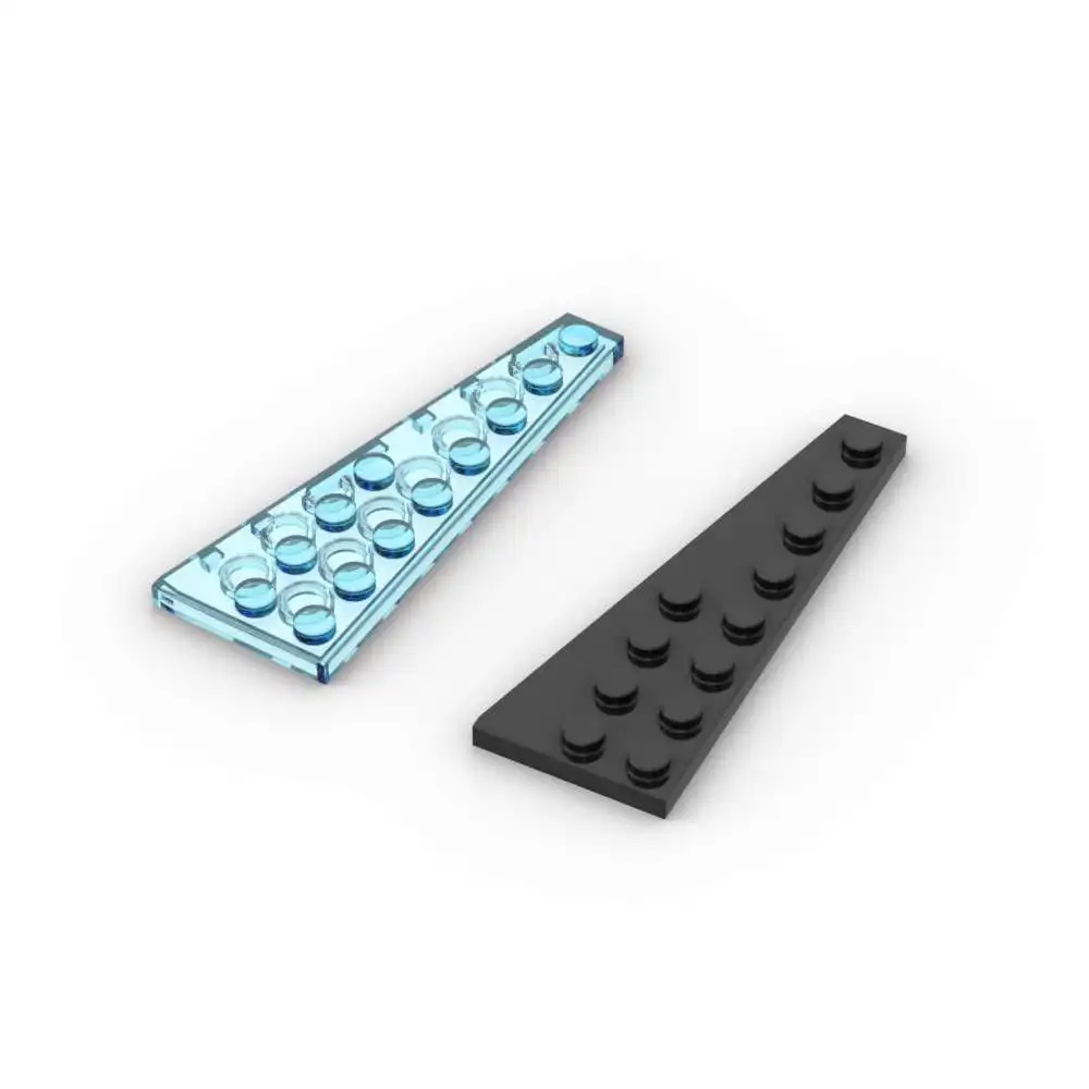 MOC 10 STKS Deel Bricks 3544 8x3 Wedge Links Plaat Bouwstenen Set Huis Kasteel Board Puzzel DIY Monteren Speelgoed Kinderen Geschenken