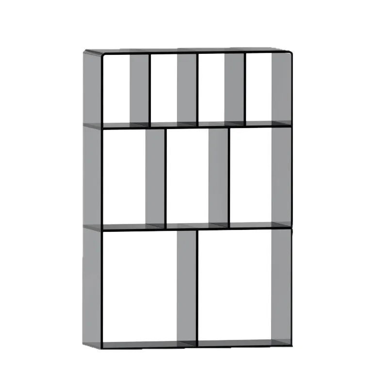 

Sofa side multi-layer wall-to-wall floor storage bookshelf figure display magazine CD display cabinet