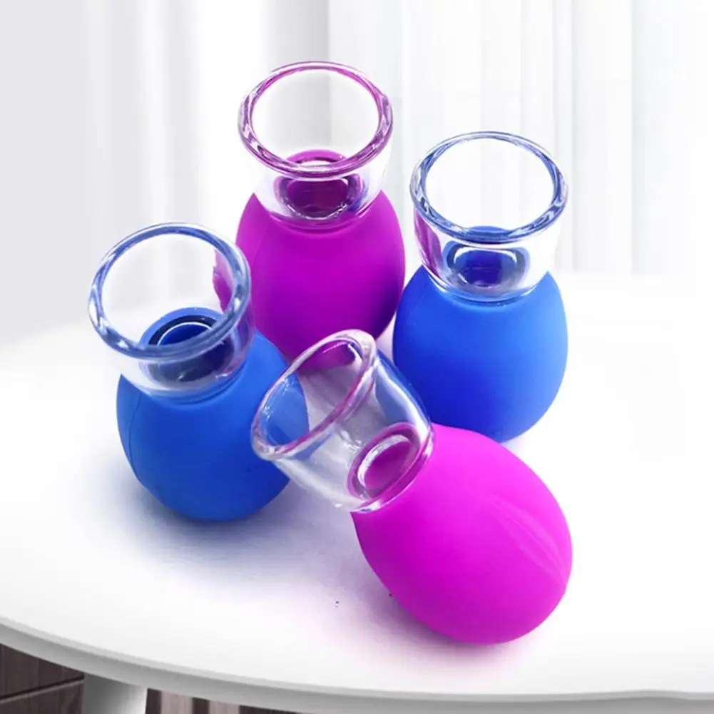 Silicone Cupping Massage Cup For Body Face Neck Eye Massager Mini Facial Meridian Cup Suction Cup Facial Cupping Device T7X9