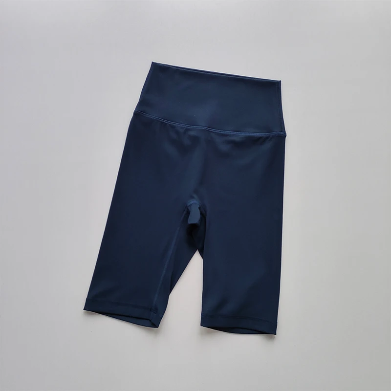 Hochgeschnittene Gaoshi-Thread Nude Sport-Lauf-Yoga-Caprihose für Damen, Schnelltrocknende Fitness-Laufshorts, Sommer-Hot-Shorts – Detail 11
