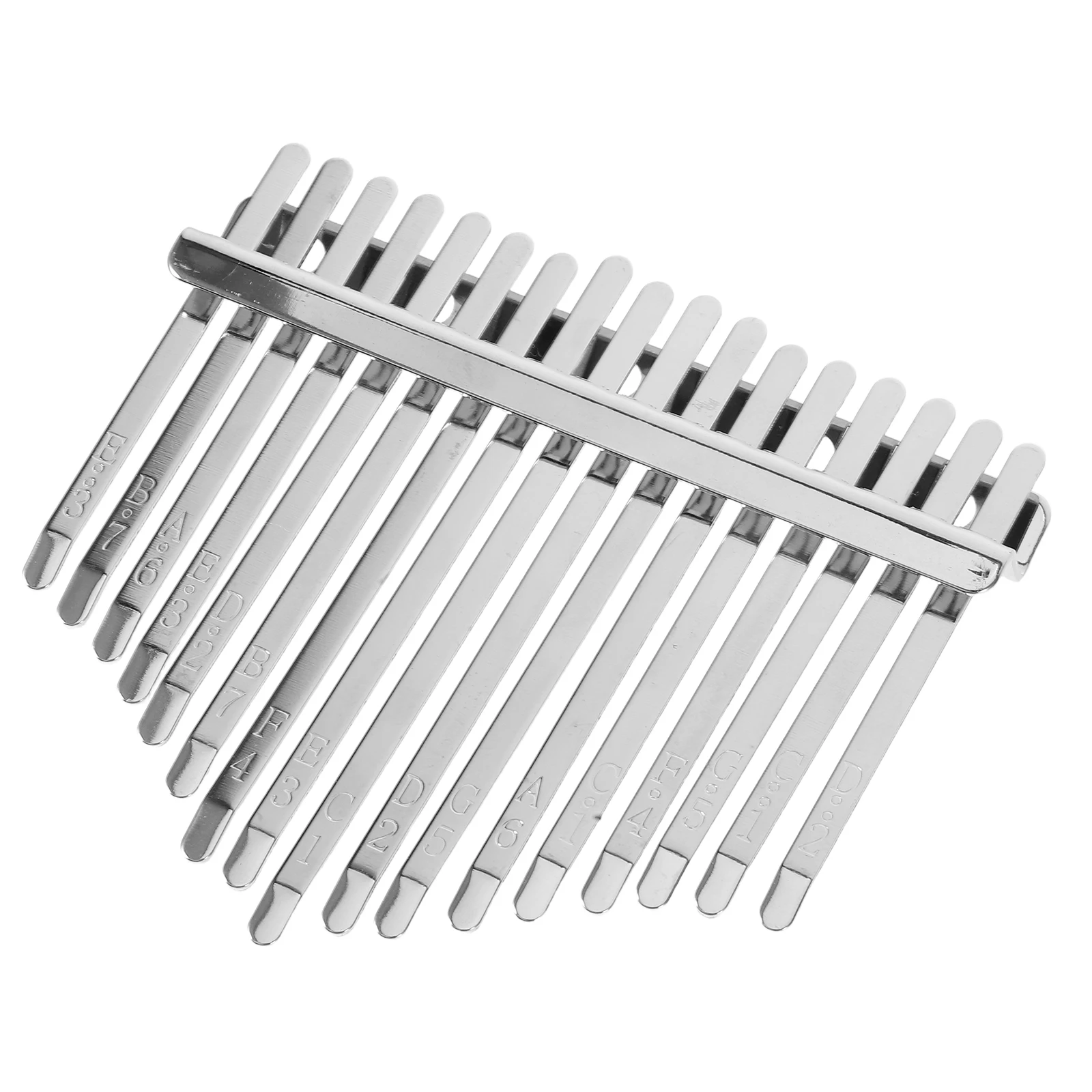 

1 set 17 Keys Kalimba Mn Steel DIY Thumb Piano Parts Stamped Scale Design Finger Instrument Handheld Music